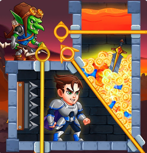 Android application Hero Rescue Puzzle screenshort