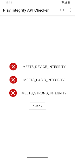 Play Integrity Api Demo Screen 2