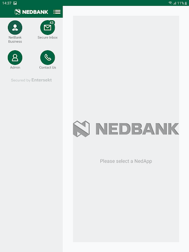 Screenshot of Nedbank AppSuite