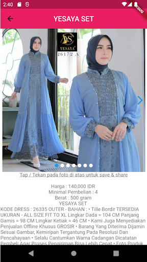 Yesaya Store Screen 2