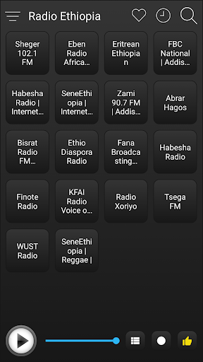 Ethiopia Radio FM AM Music Screen 2