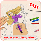 How to Draw Easy Disney Princess icon