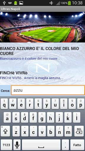 Ultras Napoli - Testi Canzoni Screen 3