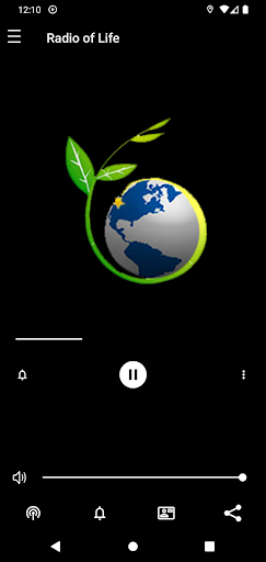 Android application Radio of Life screenshort