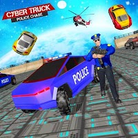 CyberTruck Police Chase: Modern Cop Games 2021