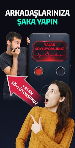 Yalan Dedektör Testi: Şaka App Android Uygulaması Ekran Görüntüsü 5