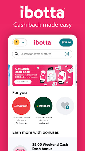 Screenshot of Ibotta: Save & Earn Cash Back