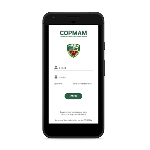 Android application SISPMAM - DTI/PMAM screenshort