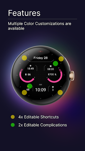 Falcon - Digital Watch Face Screen 2