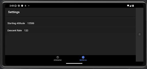 Skydive Training Altimeter screenshot 4