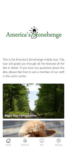 Android application America's Stonehenge screenshort