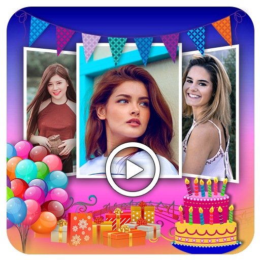 Birthday  Video & Status Maker 1.5 Icon