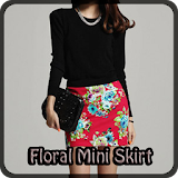 Floral Mini Skirt icon