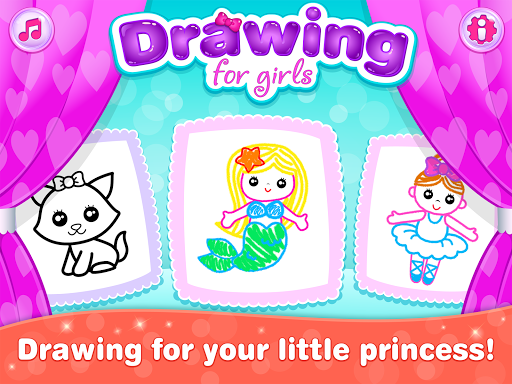 Kids Drawing Games for Girls ud83cudf80 Apps for Toddlers! screenshots 9