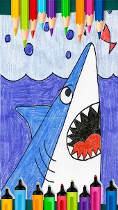 Shark Coloring Fun
