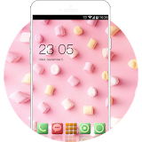 Sweet Pink Launcher: Marshmallow Candy icon