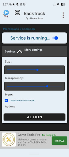 BackTrack Screen 3
