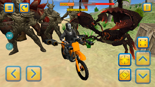 Motorbike Beach Fighter 3D Screen 3
