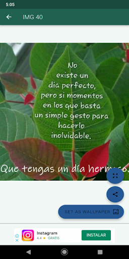 Bonitas Frases de Buenos Días. Screen 2
