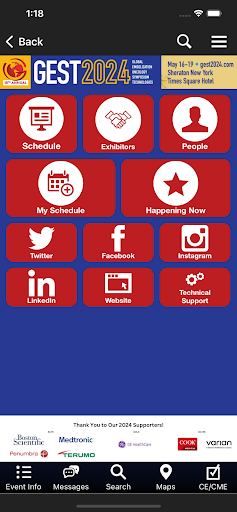 GEST Events Screen 3