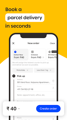 Borzo: Courier Delivery 24x7 Screenshot