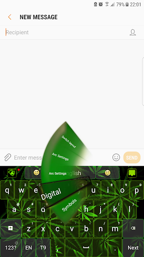 Green Weed Keyboard