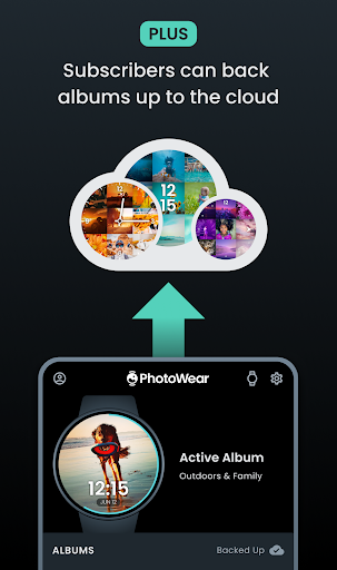 Screenshot of PhotoWear Watch Face