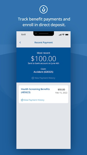 Screenshot of MyUnum for Members