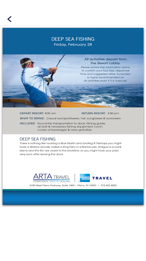 ARTA Travel Group Screen 3