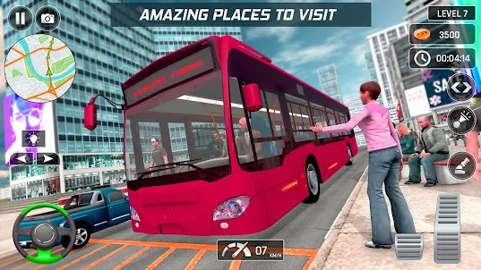 バス シミュレーター: バス ゲーム 3D