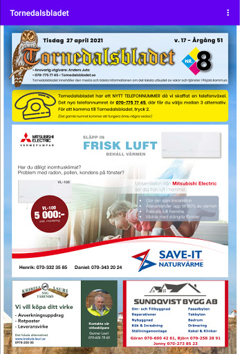 Tornedalsbladet Screen 3