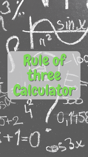 Rule of Three - Calculator Screen 3