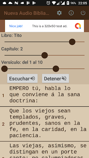 Nueva Audio Biblia RVA Screen 3