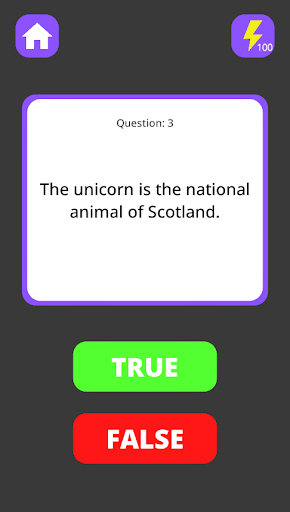 True or False Screen 3