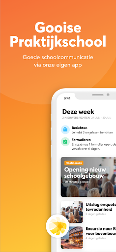 Android application Gooise Praktijkschool screenshort