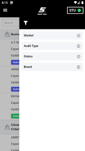 Android application Snapon Standards Tool screenshort