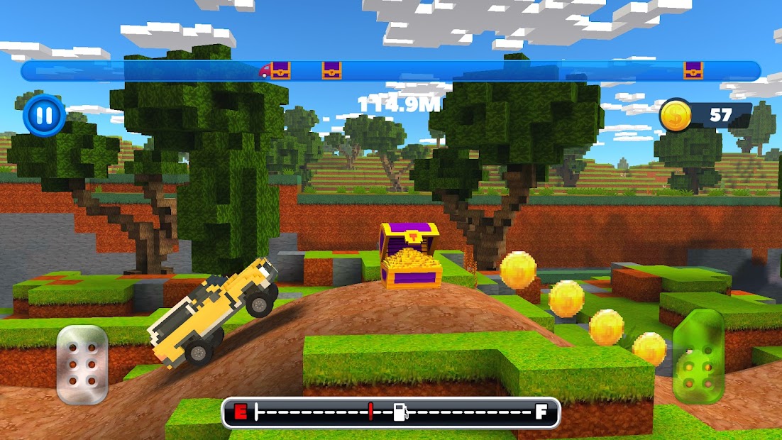 Screenshot 5 Blocky Rider: Roads Racing android