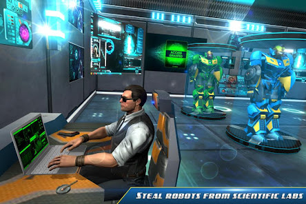 Stealth Robot Car Games 3d screenshots 4