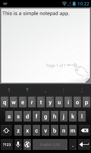 Notepad Screenshot 1 - AppWisp.com