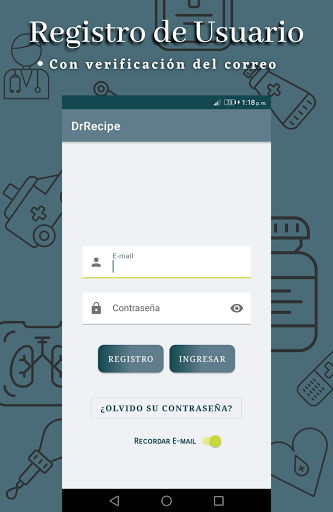 DrRecipe Screen 2