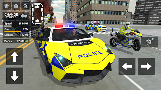 Police Car Driving Motorbike For PC installation
