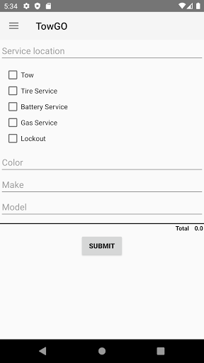 MannDown Customer App Screen 2