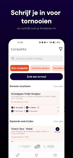 Tennis & Padel Vlaanderen Screen 3