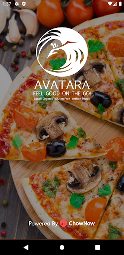 Android application Avatara Pizza screenshort