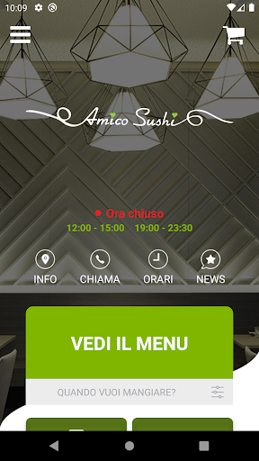 Android application AmicoSushi screenshort