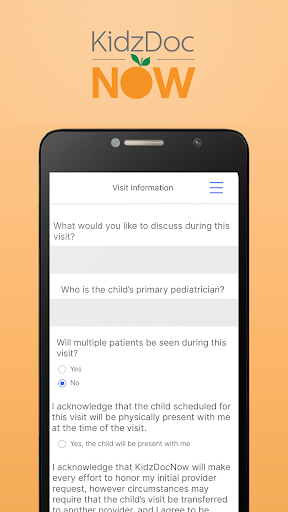 KidzDocNow Screen 2