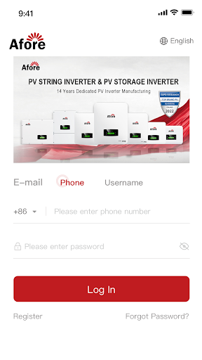 Android application Afore Smart PRO screenshort