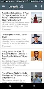 Captura de Pantalla 1 Sahara Reporters App android