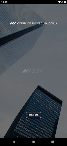 Android application Codul de procedura civila screenshort