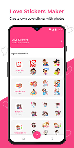 Erotic Love Adult Sticker Screen 3